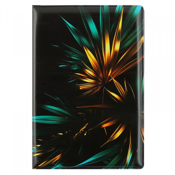 Обложка для паспорта ПВХ FLORENZO Яркие тропики печать без уголков