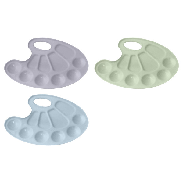 Палитра для рисования пластик. 21*15 Нежный микс, ассорти