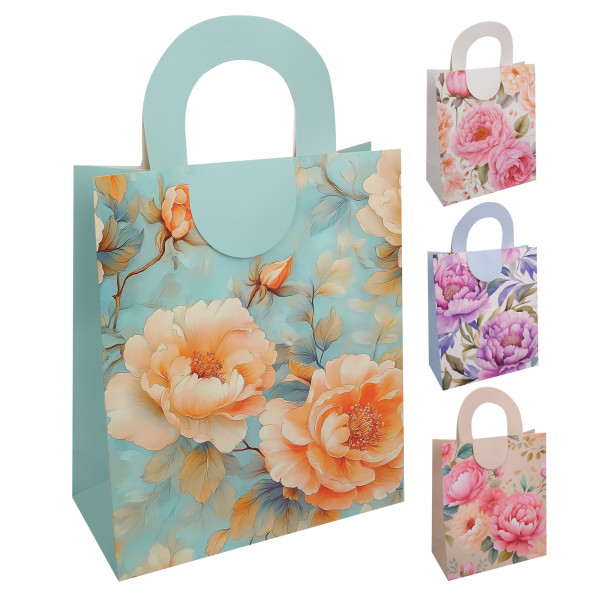 Пакет подар. 25*29*12 Пионы мат. лам.