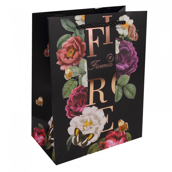 Пакет подар. 26*32*12 Цветочный вернисаж мат. лам. 210г/м2