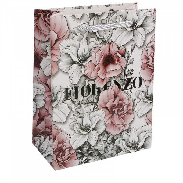Пакет подар. 11*14*6 Цветочный шик матов. ламинация 210г/м2