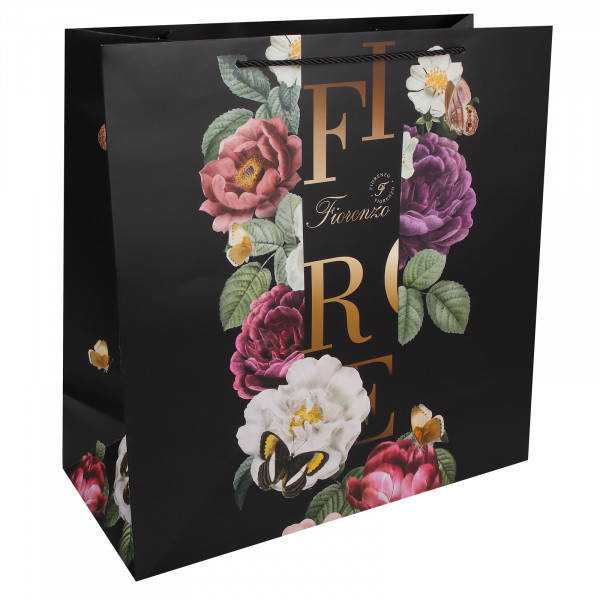 Пакет подар. 45*45*20 Цветочный вернисаж мат. лам. 210г/м2