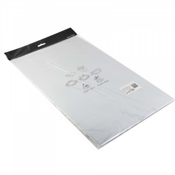 Коробка подарочная Бант 30*30*30 серебро