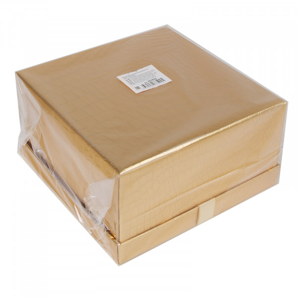 Набор подарочных коробок 3 шт с окном Sweet day золото