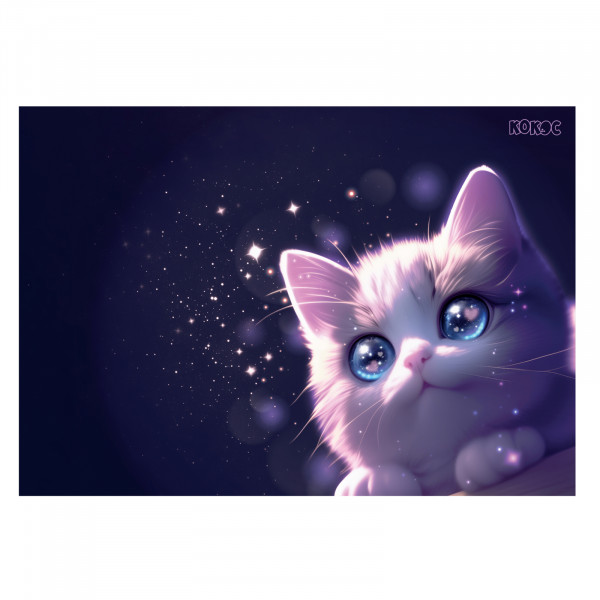 Клеенка д/труда 35*50 Love cat