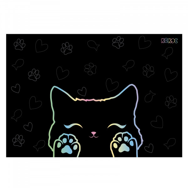Клеенка д/труда 35*50 Cats paws
