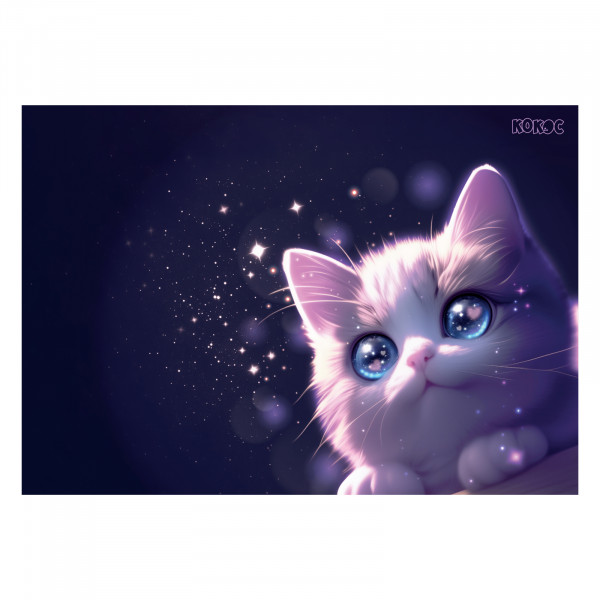 Клеенка д/труда 50*70 Love cat