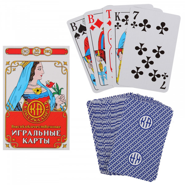 Карты игральные "Классика Азарта" 36шт.