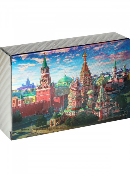 Карты игральные пластиковые "Столица" 54 шт серебристые