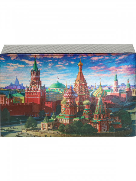 Карты игральные пластиковые "Столица" 54 шт серебристые