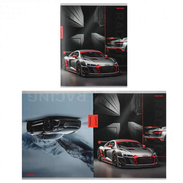 Тетрадь 96л кл. Разные автомобили-1 (перевертыш)