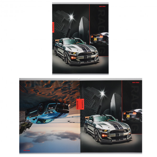 Тетрадь 96л кл. Разные автомобили-1 (перевертыш)