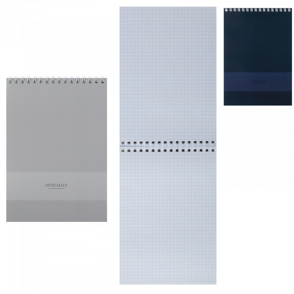 Блокнот А5 40л. Официальный стиль, ассорти