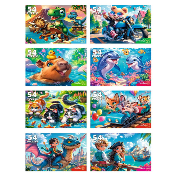 Пазлы 54 Сказочные истории