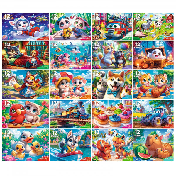 Пазлы 12 Милые картинки