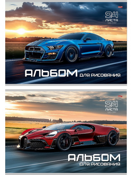 Альбом для рисования 24л Проф-Пресс ТМ Profit 24-7281 Авто и природа-8