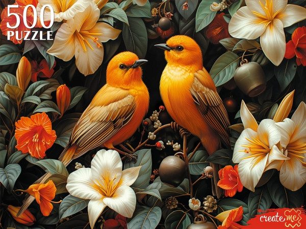 Пазлы 500 Золотые птицы