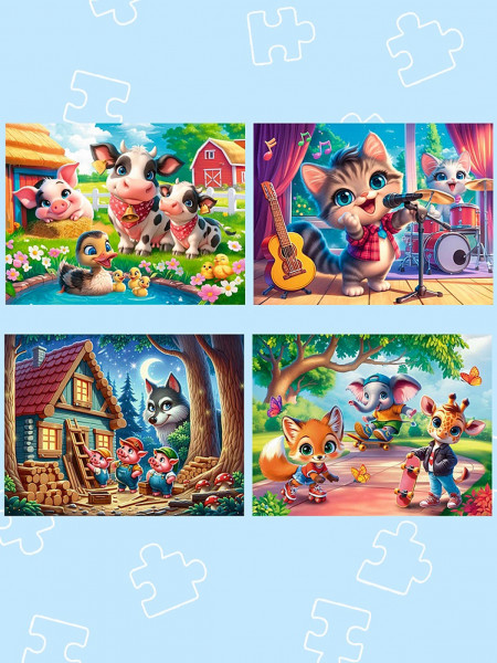 Пазлы 12 Милые истории №2