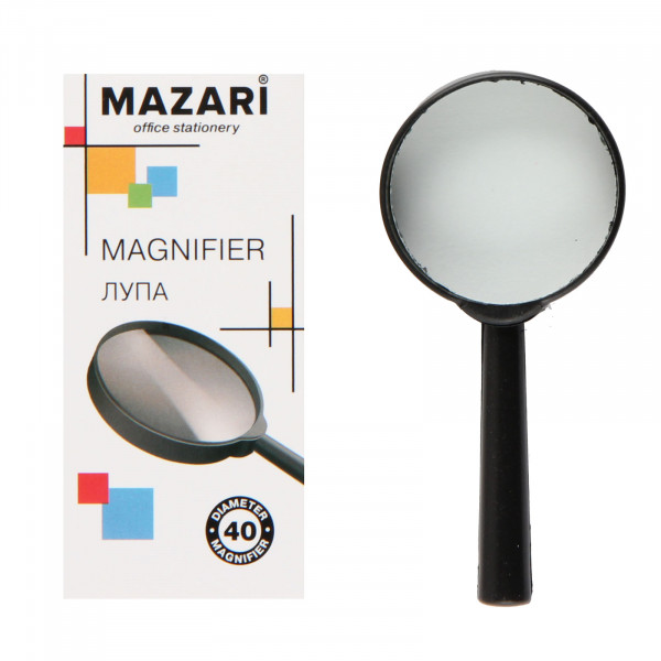 Лупа "Mazari" 2-х крат. увелич. d40 мм  европодвес 1/10 арт. M-5584