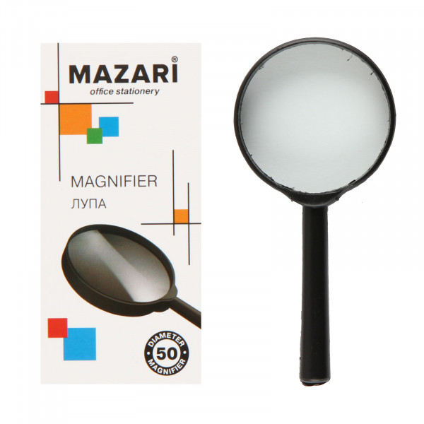 Лупа "Mazari" 2-х крат. увелич. d50 мм  европодвес 1/10 арт. M-5585