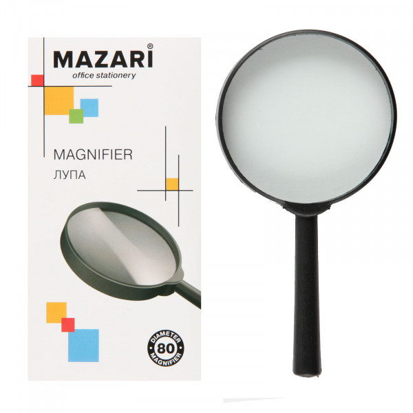 Лупа "Mazari" 2-х крат. увелич. d80 мм  европодвес 1/10 арт. M-5588