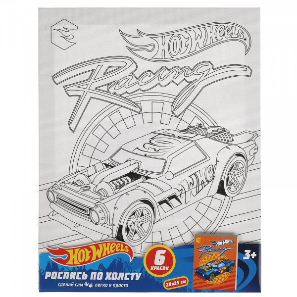 Картина на холсте 20*25 MULTI ART HOT WHEELS на подрамнике CANV20X25-HW3/315527