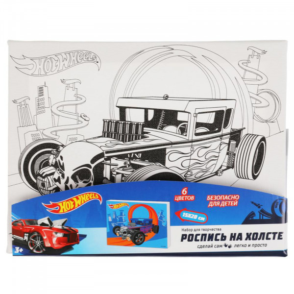 Картина на холсте 15*20 MULTI ART HOT WHEELS на подрамнике CANV15X20-HW3/316332