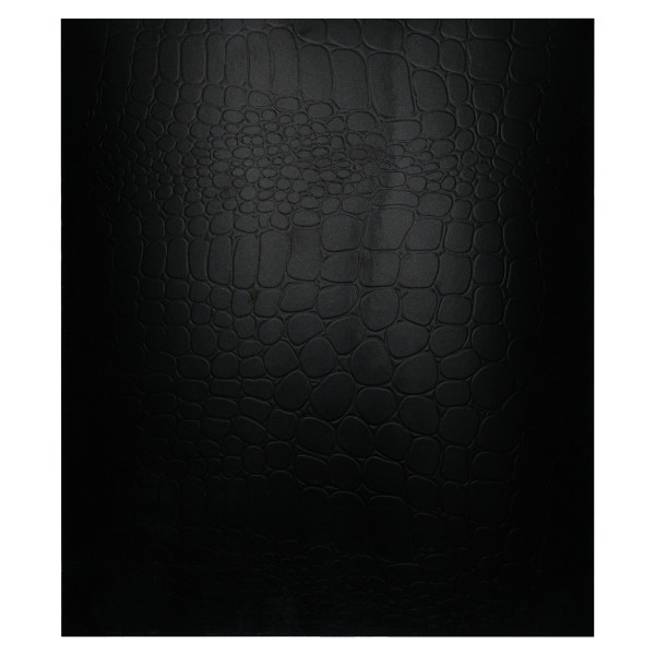 Тетрадь бумвинил 48л ALINGAR AL-12393 Black Croco metallic