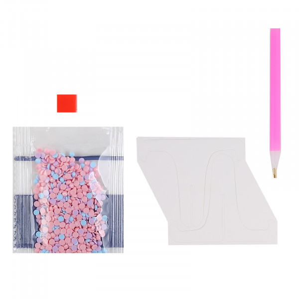 Алмазная мозаика 17*25 картон осн MAZARI M-12386 Русалочка (частич заполн)