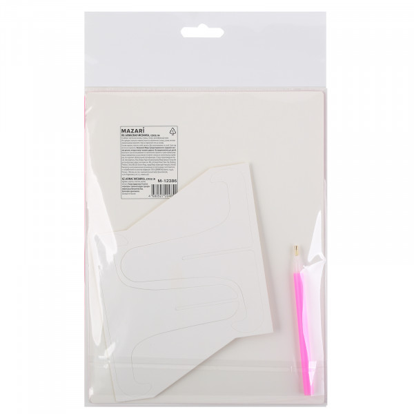 Алмазная мозаика 17*25 картон осн MAZARI M-12386 Русалочка (частич заполн)