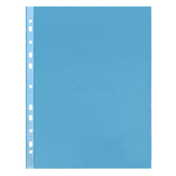 Файл А4+ (30мкм) 50шт/уп глянец Премиум 013blue/817152 синий