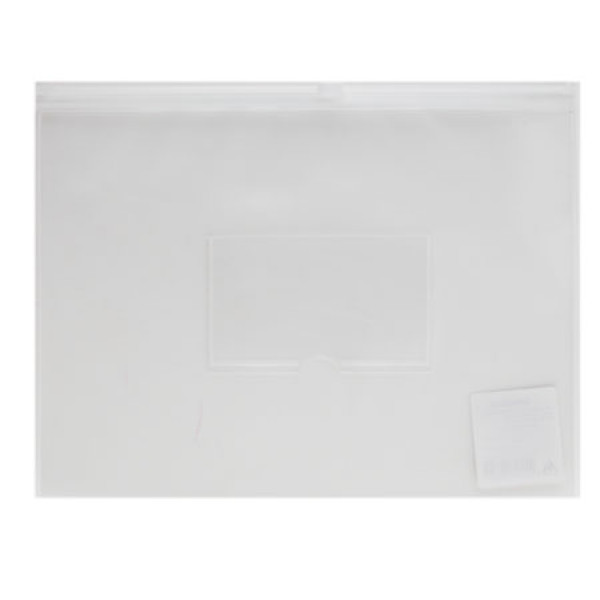 Папка на молнии А5 150мкр Бюрократ ZIP ВРМ5АWT белая