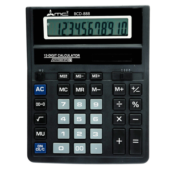 Калькулятор  настольный 12-разр. 203х159х23 мм