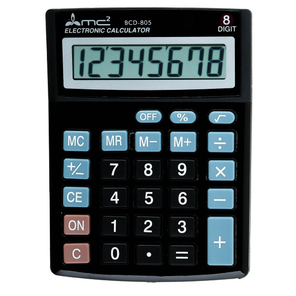 Калькулятор  настольный 8 разр 138х103х26 мм