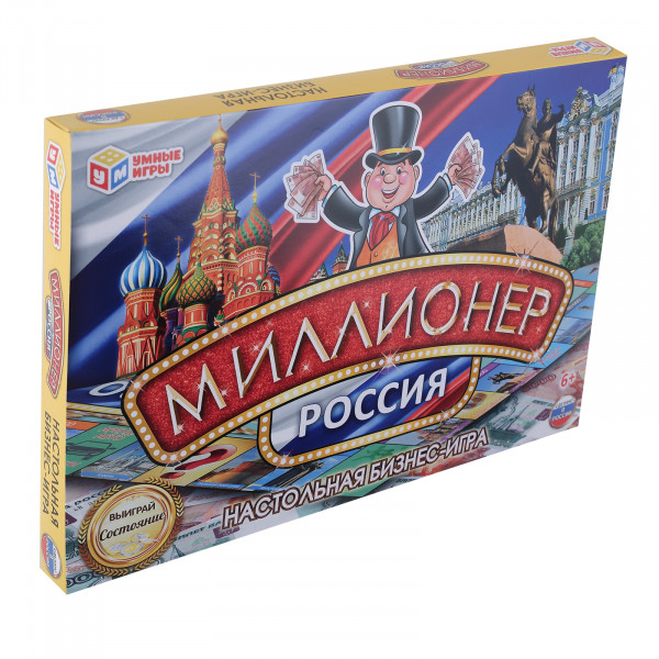Игра настольная Умные игры Миллионер Россия