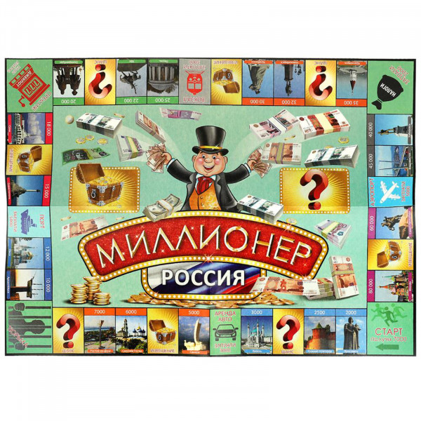 Игра настольная Умные игры Миллионер Россия