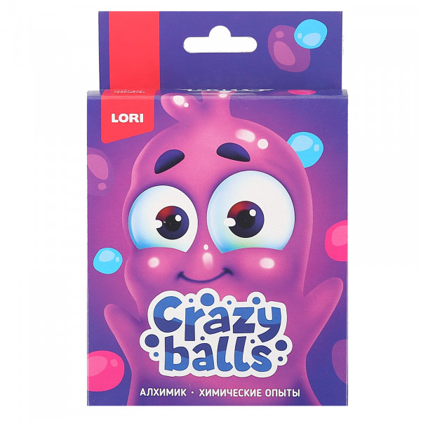 Опыты химические Grazy Balls Розовый, голубой и фиолетовый