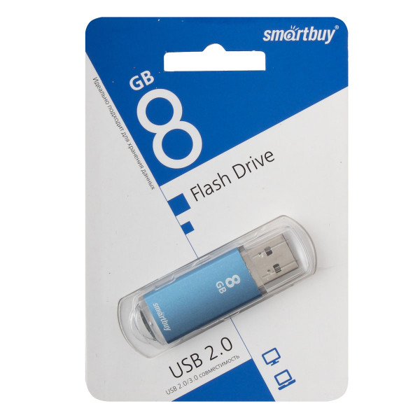 Флеш-карта 8GB Smart Buy USB SB8GBVC-B синий