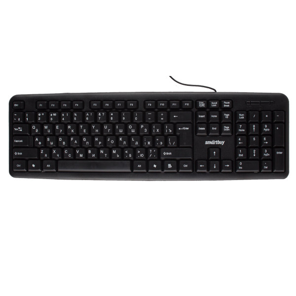 Клавиатура проводная Smartbuy ONE112 черная SBK-112U-K