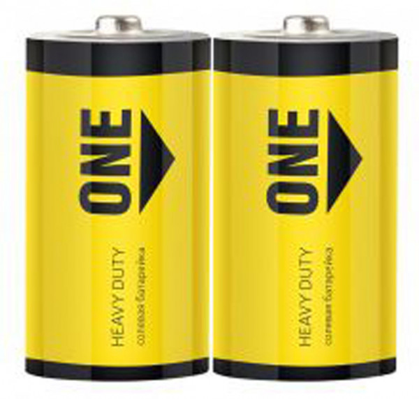 Батарейки R20 ONE SOBZ-D02S-Eco SR2 zinc 057036