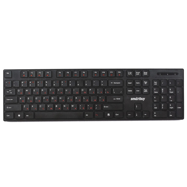 Клавиатура проводная Smartbuy ONE 238 черная SBK-238U-K