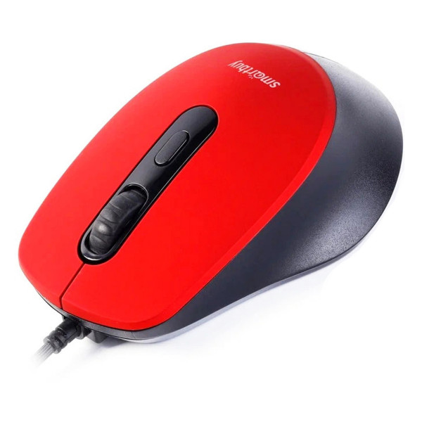Мышь проводная Smartbuy ONE SBM-265-R бесшумная красная