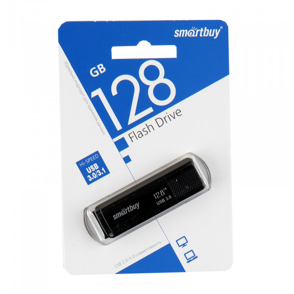 Флеш-память USB 128 Gb Smartbuy Dock Black (SB128GBDK-K3) USB 3.0