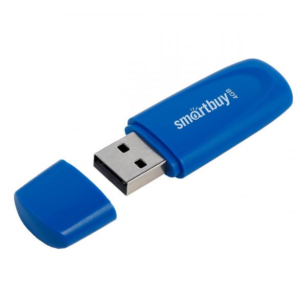 Память Smart Buy "Scout"  8GB, USB 2.0 Flash Drive, синий