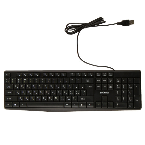 Клавиатура проводная Smartbuy ONE 220 черная SBK-220U-K