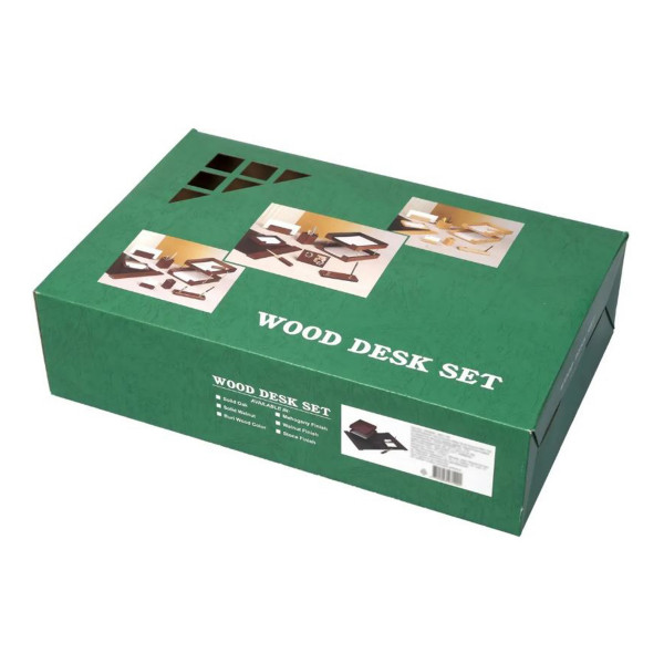 Настольный набор "Good Sunrise" 5 предметов, черный/коричневый M5С-10A