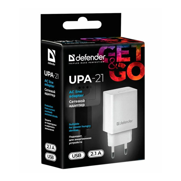 Сетевой адаптер Defender UPA-21 белый