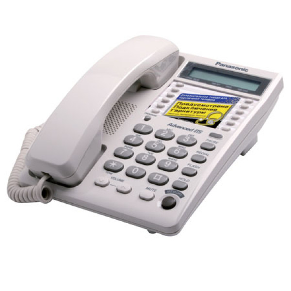 Телефон Panasonic KX-TS 2362 RUW (ЖК)