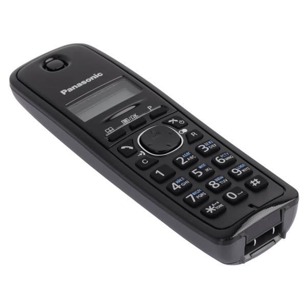 Радиотелефон PANASONIC KX-TG1611RUH, память 50 номеров, АОН, повтор, часы/будильник, радиус 10-100 м, цвет серый
