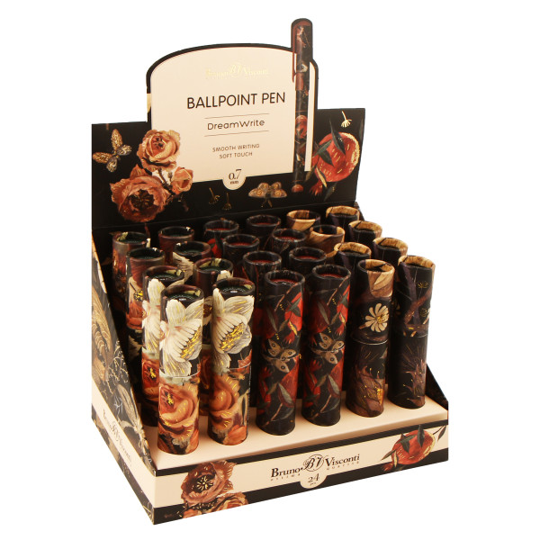 Ручка "Dreamwrite. Flora. Black Night" шар.